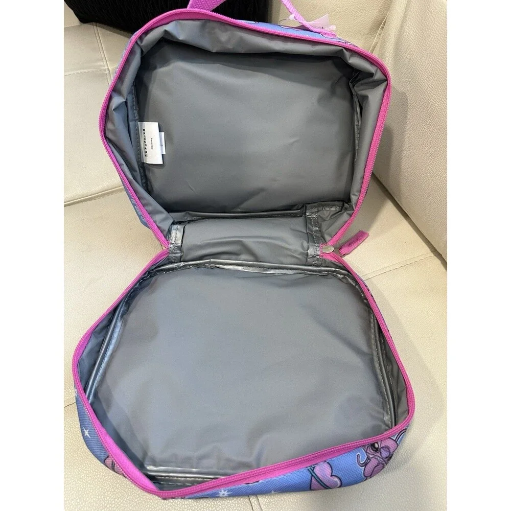 Disney Stitch Lilo & Stitch Lunch Bag Insulated Purple NWT